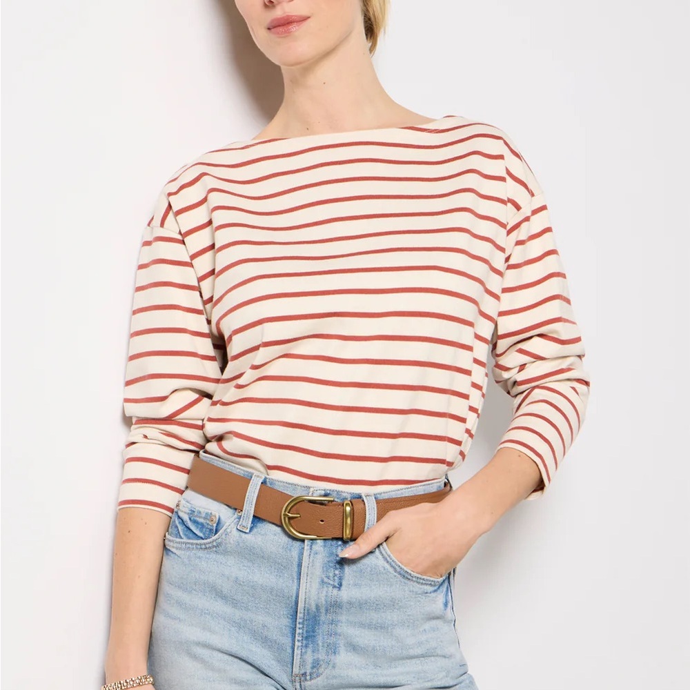 Faherty | Sport Jersey Boatneck Top